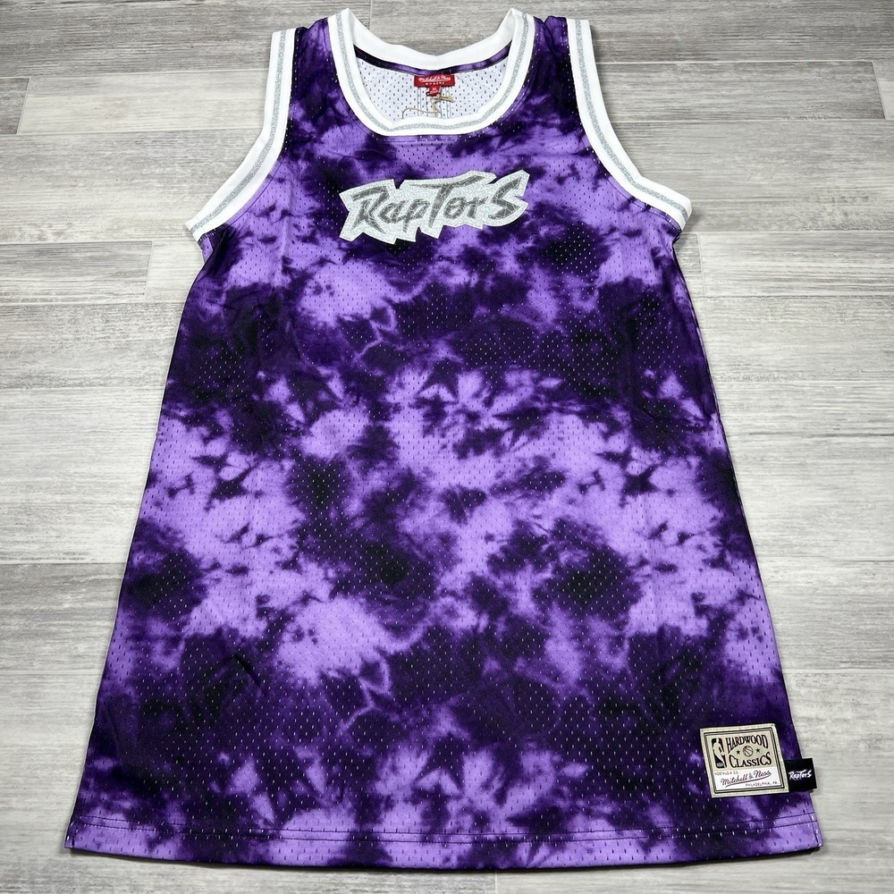 Mitchell & Ness Women's XL NBA Galaxy Tank Dress - Toronto Raptors Purple NWT